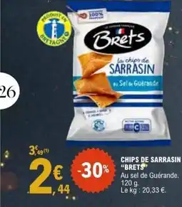 E.Leclerc BRETS Chips de sarrasin offre