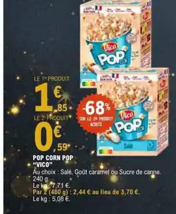 E.Leclerc VICO Pop corn aop offre