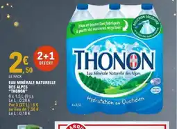 E.Leclerc THONON Eau minérale naturelle des alpes offre