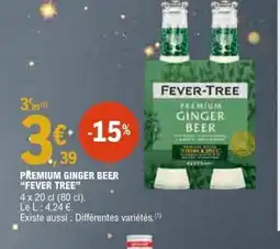 E.Leclerc FEVER TREE Premium ginger beer offre