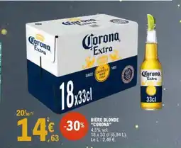 E.Leclerc CORONA Bière blonde offre