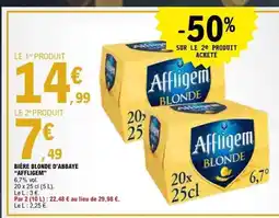 E.Leclerc AFFLIGEM Bière blonde d'abbaye offre