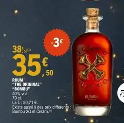 E.Leclerc THE ORIGINAL BOMBU Rhum offre