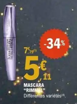 E.Leclerc RIMMEL Mascara offre