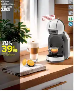 Carrefour KRUPS Machine multi-boissons Dolce Gusto offre
