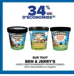 Carrefour BEN & JERRY'S Sur tout offre