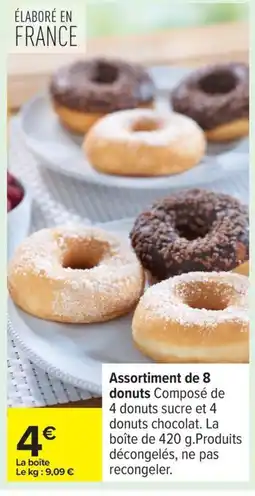 Carrefour Assortiment de 8 donuts offre