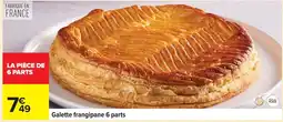 Carrefour Galette frangipane 6 parts offre