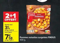 Carrefour FINDUS Pommes noisettes surgelées offre