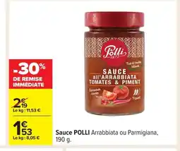 Carrefour POLLI Sauce offre