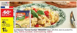 Carrefour PRÉSIDENT Le 3 Saveurs Format Familial offre