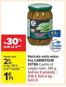 Carrefour CARREFOUR EXTRA Haricots verts extra-fins offre