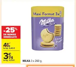 Carrefour MILKA offre
