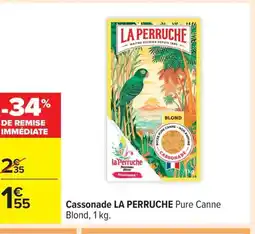 Carrefour LA PERRUCHE Cassonade offre