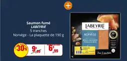 Coccinelle Supermarché LABEYRIE Saumon fumé offre