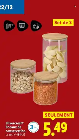 Lidl SILVERCREST Bocaux de conservation offre