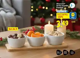 Lidl SILVERCREST Set de coupelles Premium offre