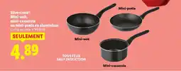 Lidl SILVERCREST Mini-wok, mini-casserole ou mini-poêle en aluminium offre
