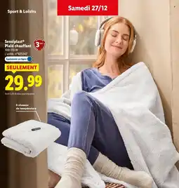 Lidl SENSIPLAST Plaid chauffant offre