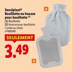 Lidl SENSIPLAST Bouillotte ou housse pour bouillotte offre
