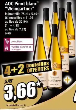 Norma Weingartner aoc pinot blanc offre