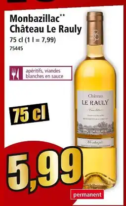 Norma Chateau le rauly monbazillac offre