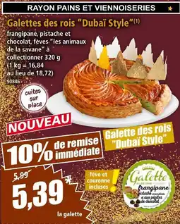 Norma Galette des rois dubai style offre