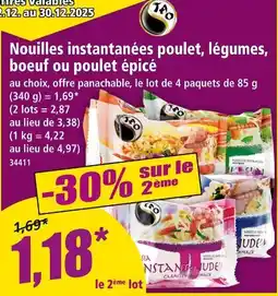 Norma Kao nouilles instantanées offre