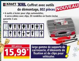 Norma Kraft werkzeuge xxl coffret avec outils de démontage, 802 pièces offre