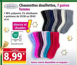 Norma Ellenor chaussettes douillettes, 7 paires femme offre