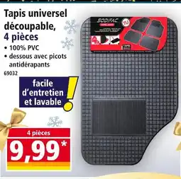 Norma Sodifac tapis universel découpable offre