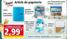 Norma Paper script article de papeterie offre