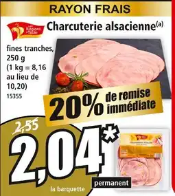 Norma Les régions à table charcuterie alsacienne offre