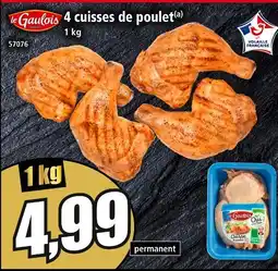 Norma Le gaulois 4 cuisses de poulet offre