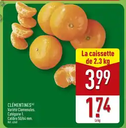 ALDI Clémentines offre
