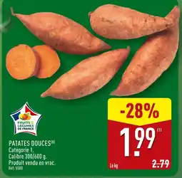 ALDI Patates douces offre