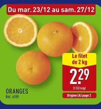 ALDI Oranges offre
