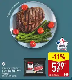 ALDI St-clément le boucher entrecôte offre