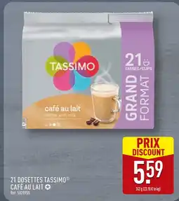 ALDI Tassimo café au lait offre