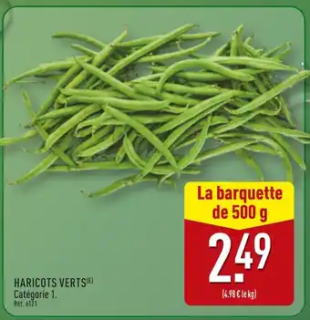 ALDI Haricots verts offre