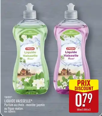 ALDI Twido liquide vaisselle offre