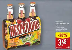 ALDI Desperados bière aromatisée offre