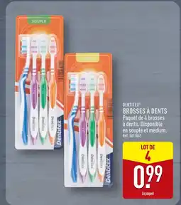 ALDI Dentitex brosses à dents souple offre