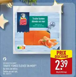 ALDI Golden seafoo truite fumée élevée en mer offre