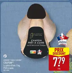 ALDI Gourmet finest cuisine chapon prêt à cuire offre