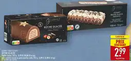 ALDI Gourmet finest cuisine bûche glacée façon rocher offre