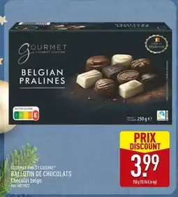 ALDI Gourmet finest cuisine balllotin de chocolats offre