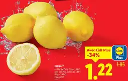 Lidl Citron offre