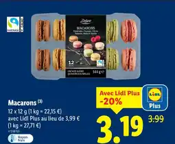 Lidl Deluxe macarons offre