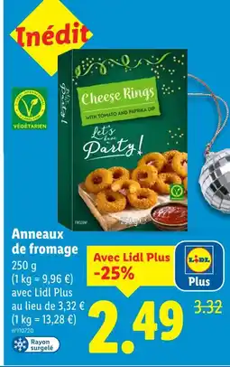 Lidl Anneaux de fromage offre
